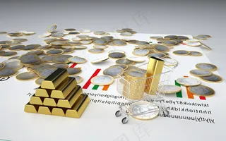 商务金融金币理财