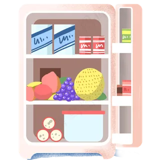 家电冰箱矢量元素