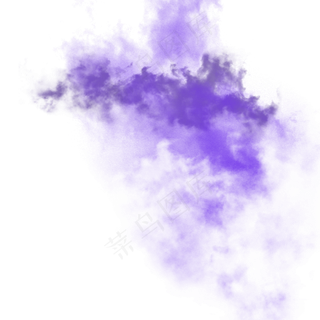 炫彩光雾烟雾,免抠元素