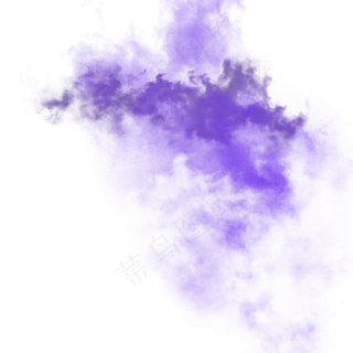 炫彩光雾烟雾,免抠元素