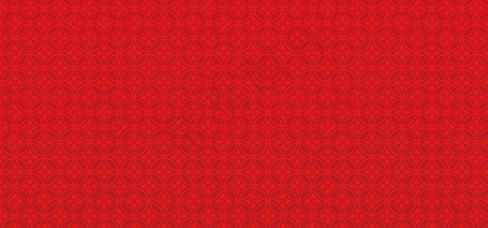 红色喜庆圆形花卉中式春节banner背景