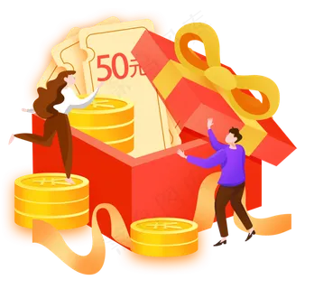 互联网金融礼包,免抠元素