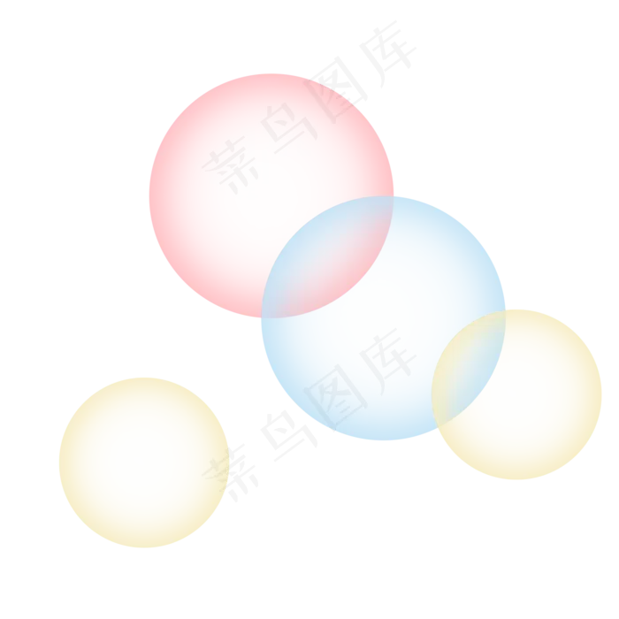 儿童节泡泡手绘卡通免抠素材(2000X2000(DPI:300))psd模版下载