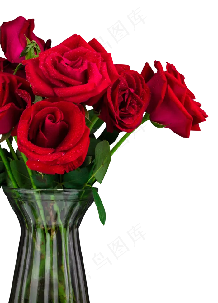 玫瑰花瓶(2000X2790(DPI:120))psd模版下载