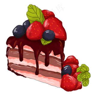 草莓蛋糕甜品