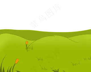 春天绿色整块草地