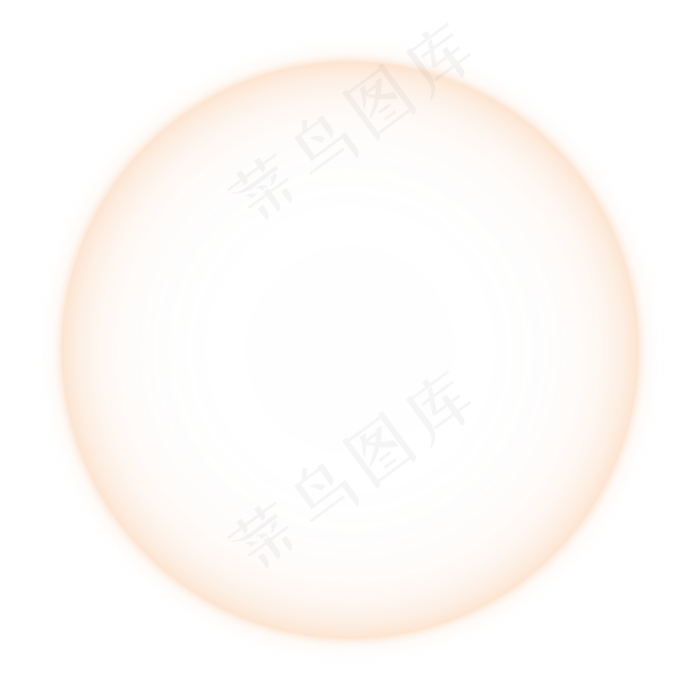唯美黄色光圈(2000X2000(DPI:300))