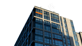 仰拍城市建筑大厦大楼,免抠元素