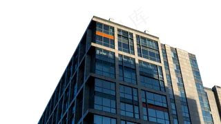 仰拍城市建筑大厦大楼,免抠元素