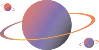 外星元素科技感手绘矢量星球,免抠元素