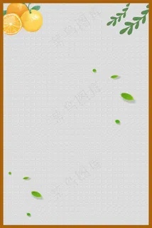 小清新新鲜蜜桔水果