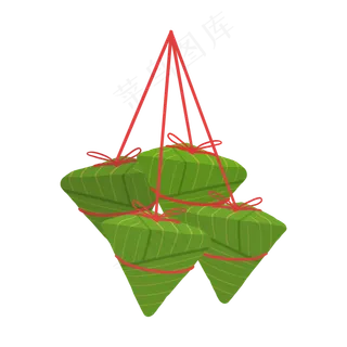 一大把绑着红绳的粽子 一大把绑着红绳的粽子