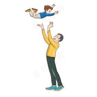 捧起孩子的父亲