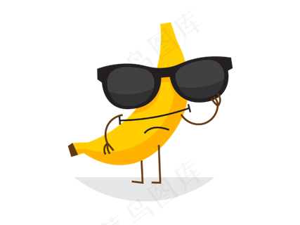 矢量卡通香蕉