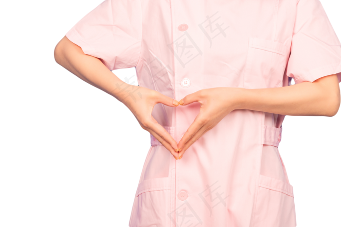 护士爱心手势