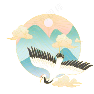 清新风淡雅国潮