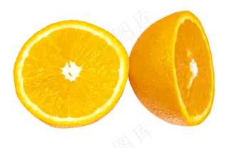 半块水果橙子
