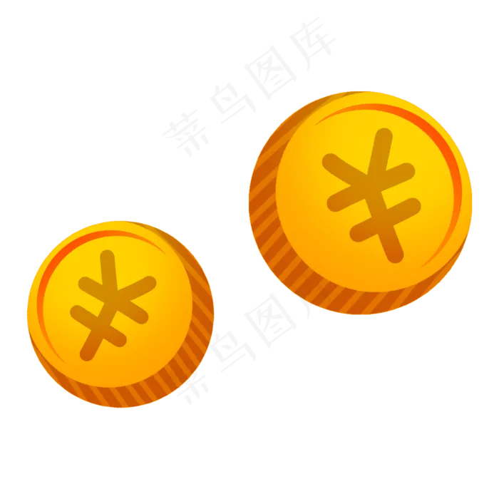 金色金币财富,免抠元素