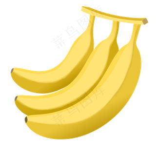 黄色水果香蕉插图