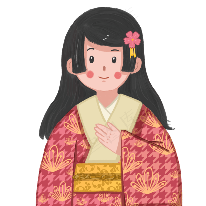 520情侣头像和服女生