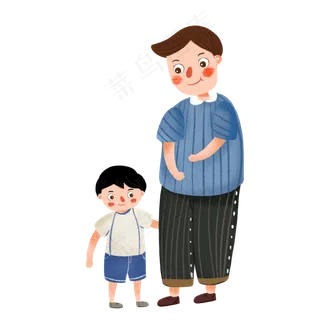 创意温馨父亲节人物素材