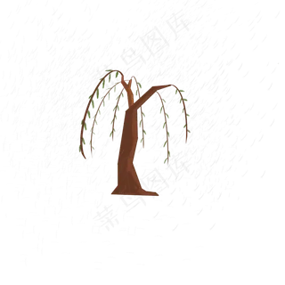 传统节日清明节柳树