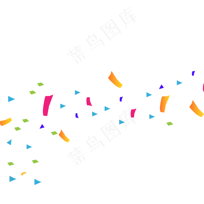 漂浮彩带(2000X2000(DPI:300))ai矢量模版下载