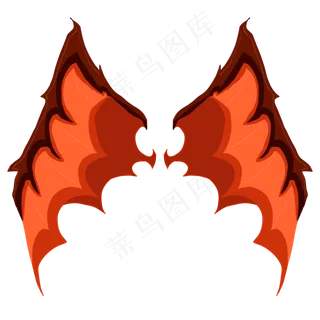 翅膀恶魔之翼,免抠元素