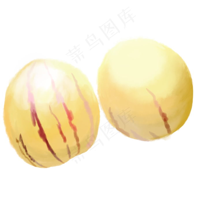 水果人参果卡通小吃