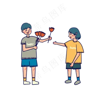 儿童节卡通可爱小孩子