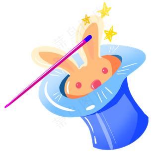 愚人小兔子和礼帽