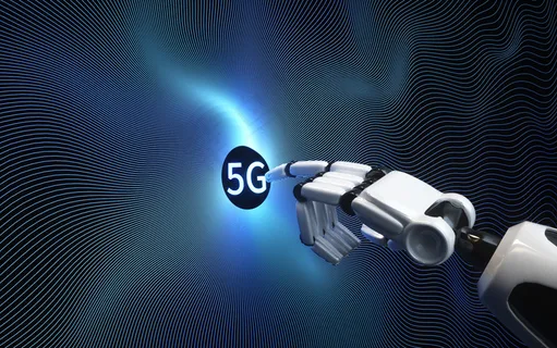 5g机器人手臂触碰