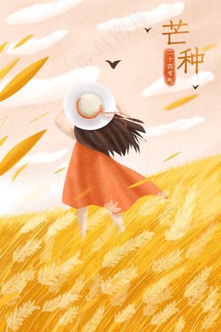二十四节气芒种配图