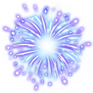 喜庆烟花庆祝礼花花火发光光效可