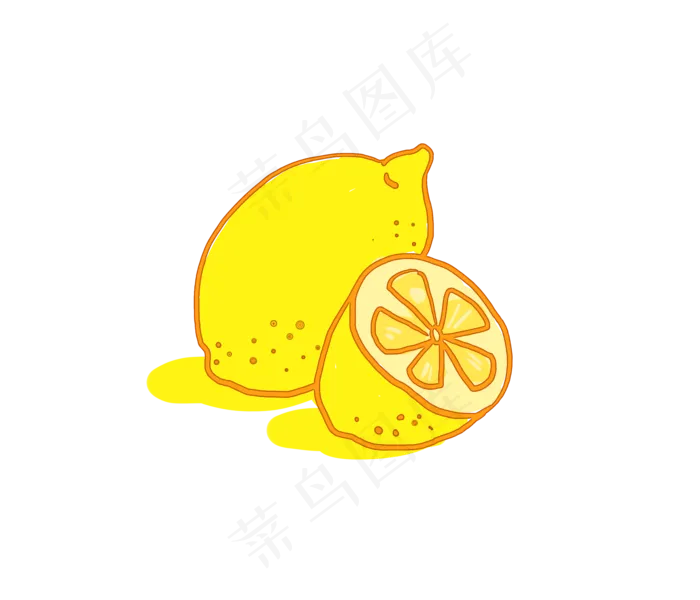 新鲜水果柠檬(3500X3000(DPI:300))psd模版下载