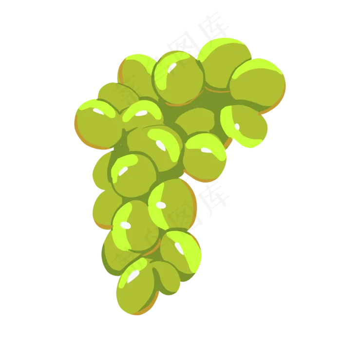 夏季水果葡萄(2000X2000(DPI:300))psd模版下载