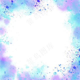 淡雅水彩边框10