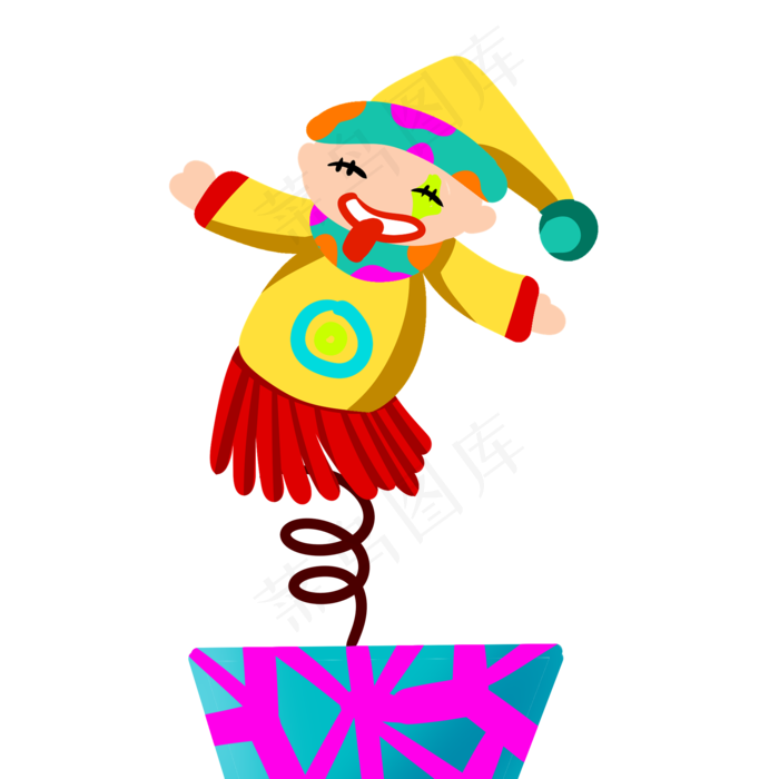 彩色创意愚人节元素,免抠元素(2000X2000(DPI:300))psd模版下载