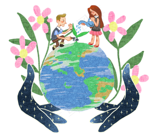 世界地球日保护地球