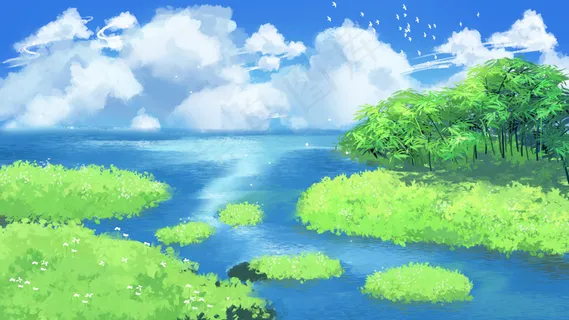 新海诚夏天清新场景 新海诚夏天清新场景