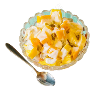 实拍聚会休闲水果水果捞