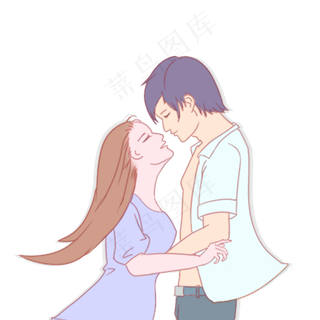 520情侣唯美人物手绘