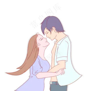 520情侣唯美人物手绘