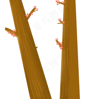 卡通春天大树下载