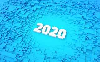 c4d方块科技数字2020