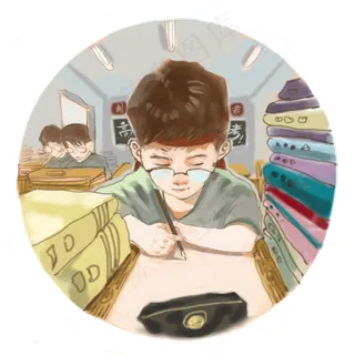 高考温书复习学习学霸加油必胜P