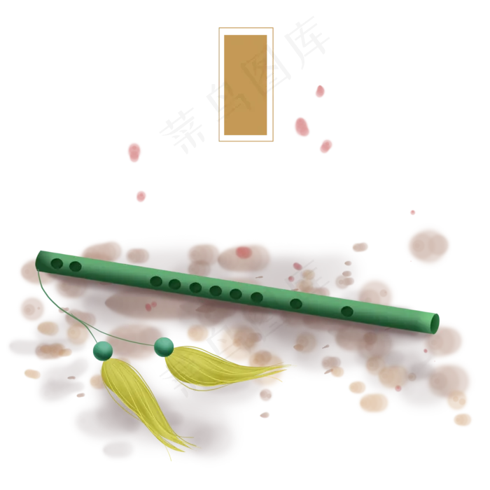 古代乐器竹笛(2000X2000(DPI:299))psd模版下载