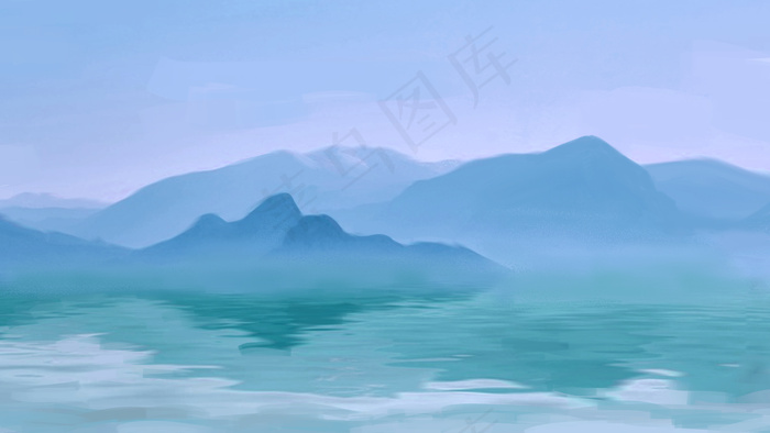 重阳节登高远山风景