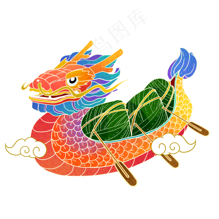 端午节粽子赛龙舟(2000X2000(DPI:300))psd模版下载