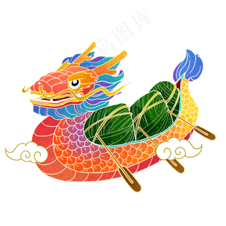 端午节粽子赛龙舟